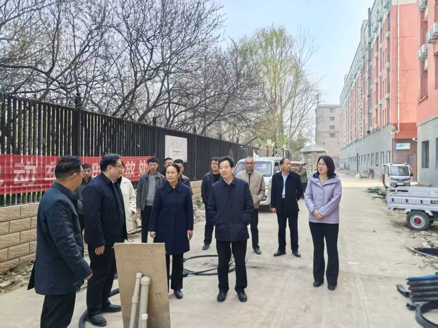 校领导调研指导基建项目建设